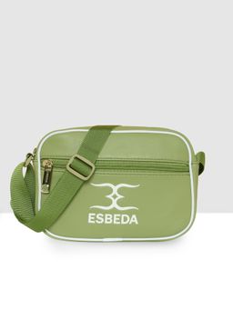 ESBEDA - Green Colour Small Boxy Sling Bag for Women