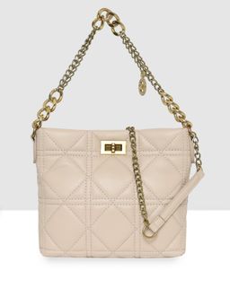 ESBEDA - Cream Colour Chain Handle Sling Bag for Women