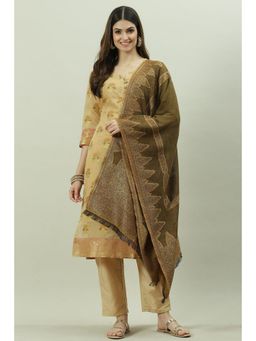 Biba - Olive Yarndyed Dupattas