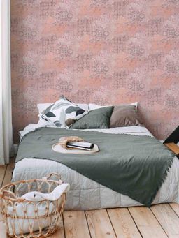 Excel - Wallpaper Barcelona Peach Marbella Motifs