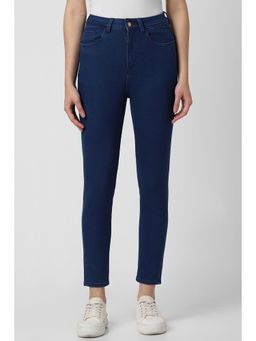 Van Heusen - Women Navy Dark Wash Skinny Fit Jeans