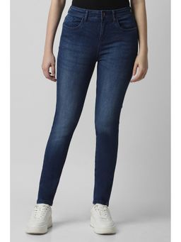 Van Heusen - Women Navy Dark Wash Skinny Fit Jeans