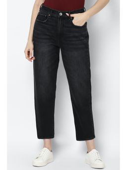 American Eagle - Women Black Stretch 90S Regular Jeans