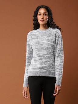 Aarke Ritu Kumar - Grey Textured Sweater