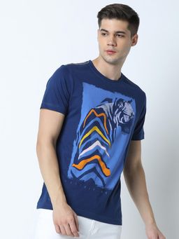 Huetrap - Mens Launch Navy Short Sleeve T-Shirt
