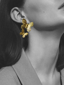 Heena Mittal - Butterfly Floral Earrings