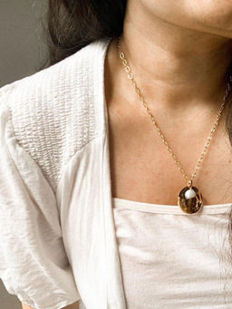 Heena Mittal - Gold Lune Soleil Necklace