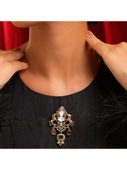 Ruby Raang Studio - Emerald Grace Brooch