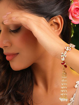 Ruby Raang Studio - Royal Pearl Haathphool