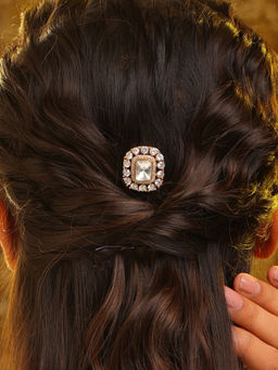 Ruby Raang Studio - Silken Floral Hair Pin