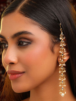 Ruby Raang Studio - Pearl White Stones Earrings