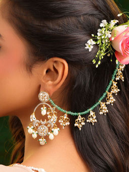 Ruby Raang Studio - Saanjh Hara Ear Chain