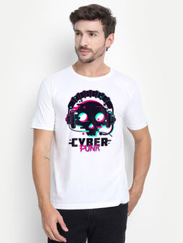 THREADCURRY - Cyberpunk Creative Graphic Printed T-shirt For Men