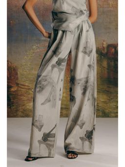 No Grey Area - Grey Surrealist Bollywood Pant