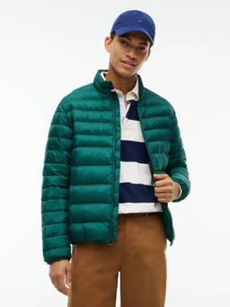 Tommy Hilfiger - Men Green Solid/Plain Polyester Jacket