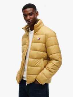 Tommy Hilfiger - Men Beige Solid/Plain Nylon Jacket