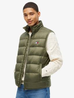 Tommy Hilfiger - Men Green Solid/Plain Nylon Jacket