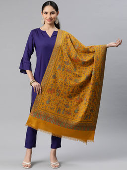 HK colours of fashion - Woven Mustard Stole