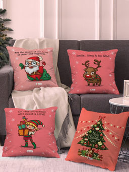 Indigifts - Christmas Decorations for House Holiday Fun with Christmas Cushion Cover,Home Décor