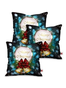 Indigifts - Christmas Decorations for House Set of 3 Cushion Cover with Filler (12x12 inches)