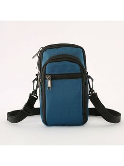 Kuber Industries - Passport Holder For Men & Women Nylon Passport Pouch For Luggage (Blue)