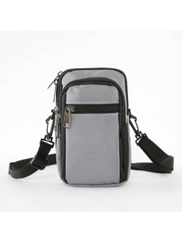 Kuber Industries - Passport Holder For Men & Women Nylon Passport Pouch For Luggage (Grey)