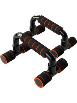 Kuber Industries - Push-Up Handles For Exercise At Home & Gym Pack of 2 (Black)