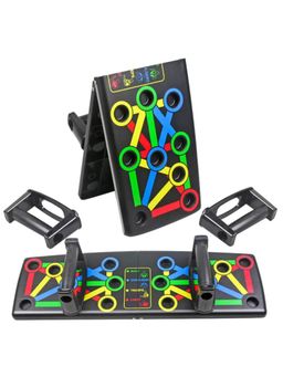 Kuber Industries - 15 In 1 Home Gym Performance Board Non-Slip Structure (Black)