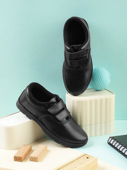 LIBERTY - Prefect S/BOY-V School Non Lacing Monkstrap for Kids - Black