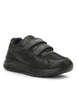 LIBERTY - Force 10 SOFTSTEP-V School Non Lacing Uniform Shoes for Kids - Black