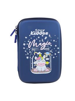 Smily Kiddos - Single Compartment Eva Pencil Case Magic Unicorn Blue
