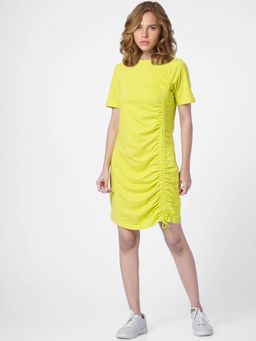 ONLY - Women Solid Green Dress