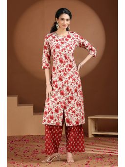 Cotton Culture - Pink Pure Cotton Printed Kurta with Pant