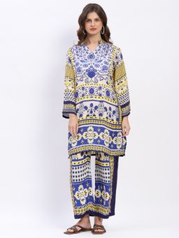 ME & I - Multi-Colour Modal Printed Kurta and Pant