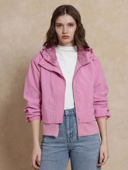 RAREISM - Hoian Dusky Pink Plain Boxy Jacket