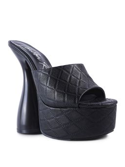 London Rag - Textured Black Heels