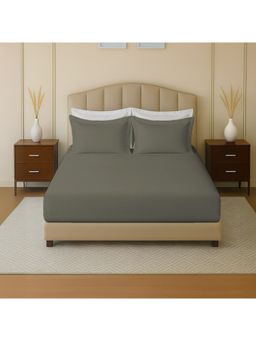 Mayfair Homes London - 100 % Cotton 144TC King size Fitted Bedsheet Set with 2 pillow covers