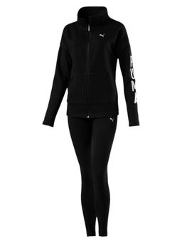 Puma - Graphic Legging Black Sweat Suit (Set of 2)