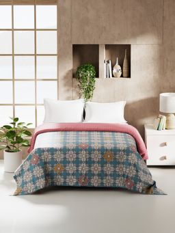 KOPA - Blue Graphic Extra Smooth Micro Dohar (Double)