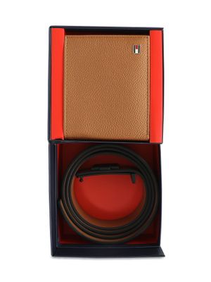tommy hilfiger belt and wallet gift set