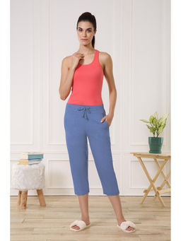 Van Heusen - Women Smart Tech Lounge Capris - Denim Melange