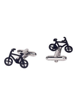 The Tie Hub - Black Bicycle Cufflinks