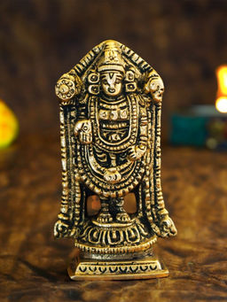 Ekhasa - 100% Pure Brass Tirupati Balaji Idol