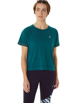 ASICS - Race Crop Green Womens T-shirts