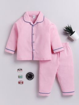 Clt.s - Pink Checks Shirt and Pyjama (Set of 2)