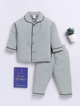 Clt.s - Green Stripes Shirt and Pyjama (Set of 2)
