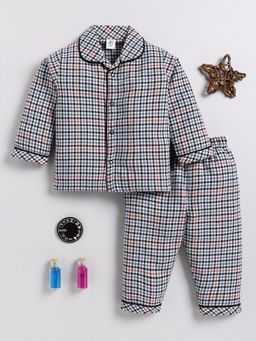 Clt.s - Multi-Color Checks Shirt and Pyjama (Set of 2)