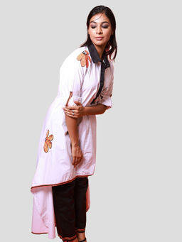 Richaa Goenka - White Cotton Tunic and Pant