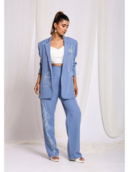 Ellemora - Cerulean Chic Blue Blazer and Pant
