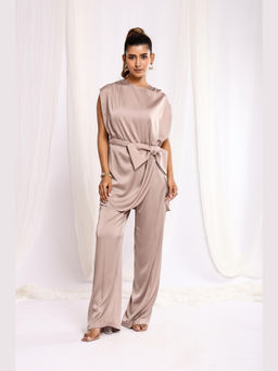 Ellemora - Elegant Bow Delight Top With Pant